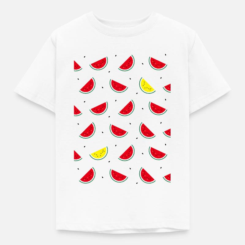 Wassermelone - Kinder T-Shirt - Weiß