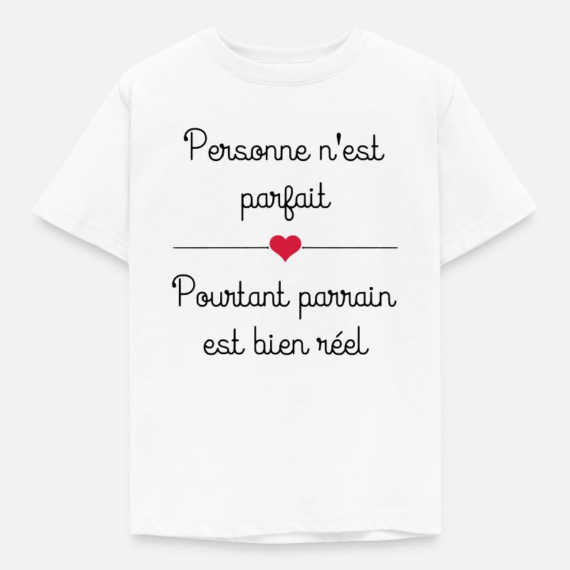 parrain - T-shirt Enfant - blanc