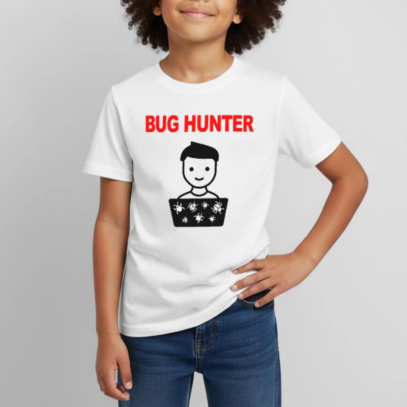 Bug Hunter, Logiciel Testing, Programmeur, IT, Bugs T-shirt Enfant