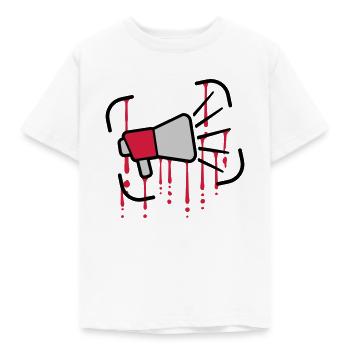 Laisse tomber megaphone Loud Speech - T-shirt Enfant - blanc - Devant - AI Model Kid Male (0cm)