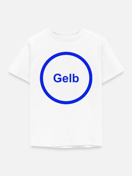 Gelb - Kinder T-Shirt - Weiß