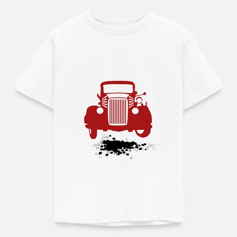 Autos, Mobile, Oldtimer - Kinder T-Shirt - Weiß