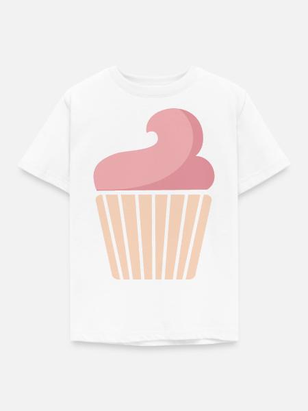 cupcake - Kinder T-Shirt - Weiß