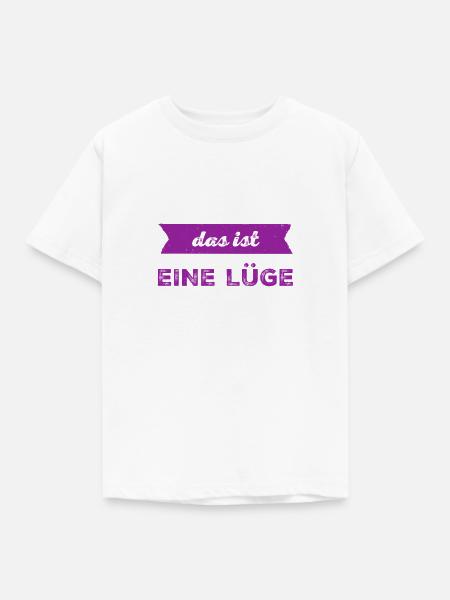 Lügen sind blöd - Kinder T-Shirt - Weiß