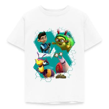 Insectibles Zak und seine Freunde - Kinder T-Shirt - Weiß - Vorne - AI Model Kid Male (0cm)