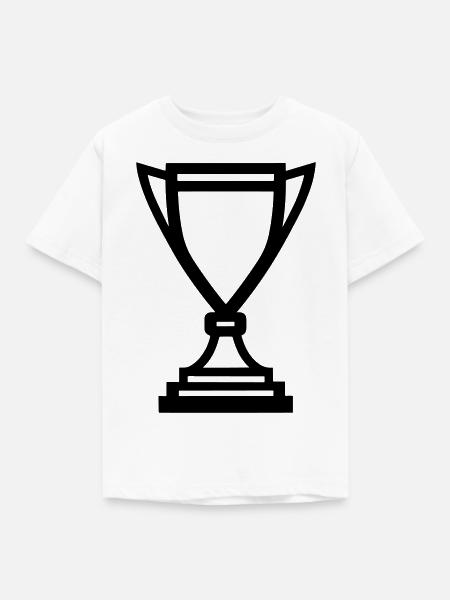 Trophäe - Kinder T-Shirt - Weiß