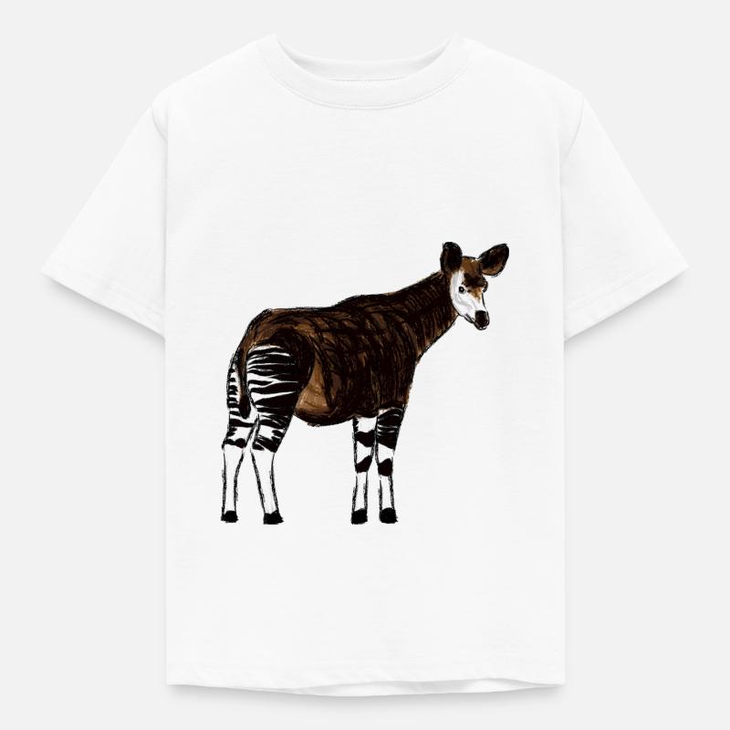 Okapi I - Kids' T-Shirt - white