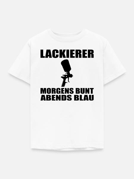 Lackierer - Kinder T-Shirt - Weiß