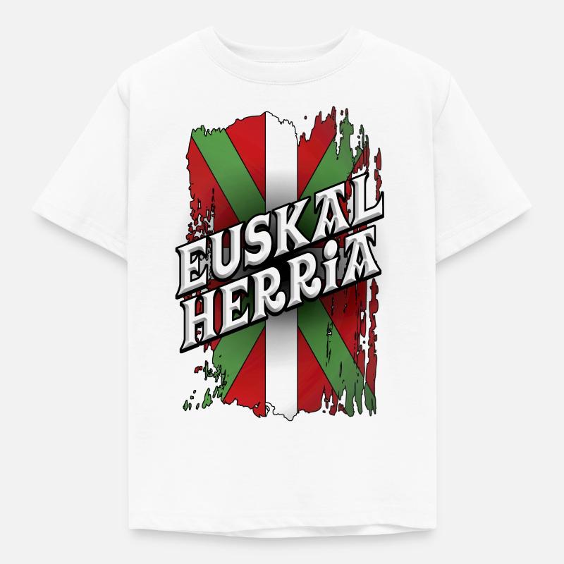 Pays Basque - T-shirt Enfant - blanc