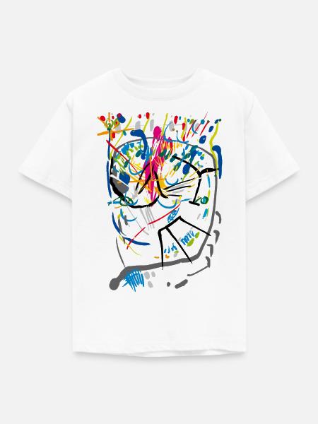 Kunst - Kinder T-Shirt - Weiß