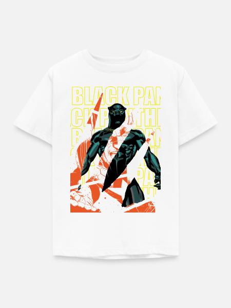 Avengers Superheld Black Panther  - Kinder T-Shirt - Weiß