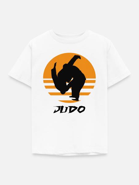 Judo - Kinder T-Shirt - Weiß