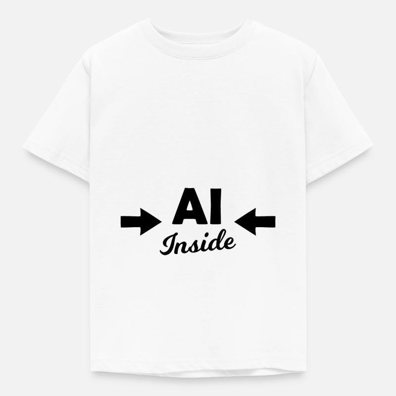 Intelligenza artificiale - Maglietta per bambini - bianco