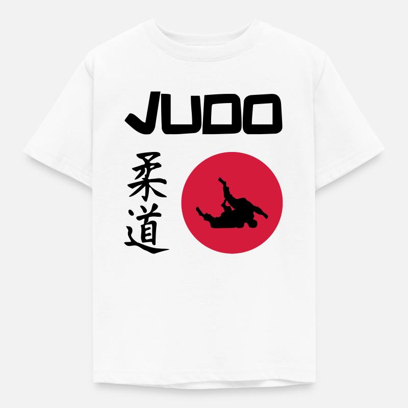 Judo - Kinder T-Shirt - Weiß
