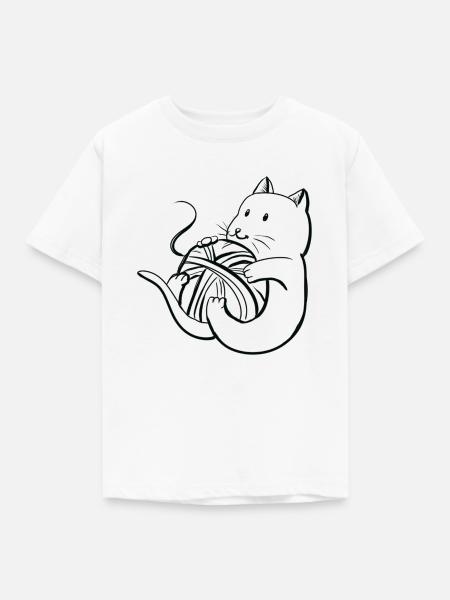 Kätzchen - Kinder T-Shirt - Weiß