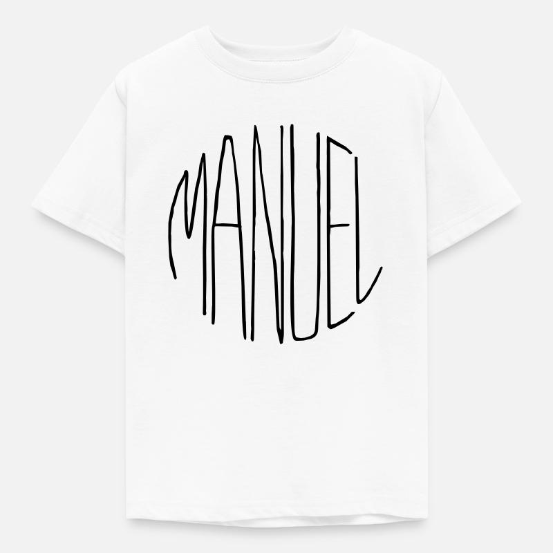 Manuel - Kinder T-Shirt - Weiß