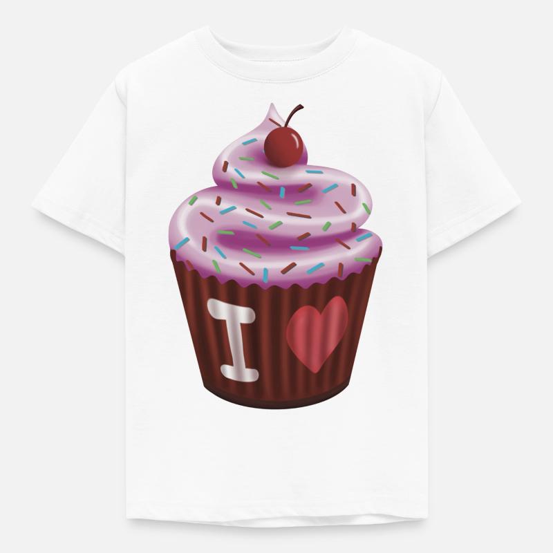 Cupcake - Kinder T-Shirt - Weiß