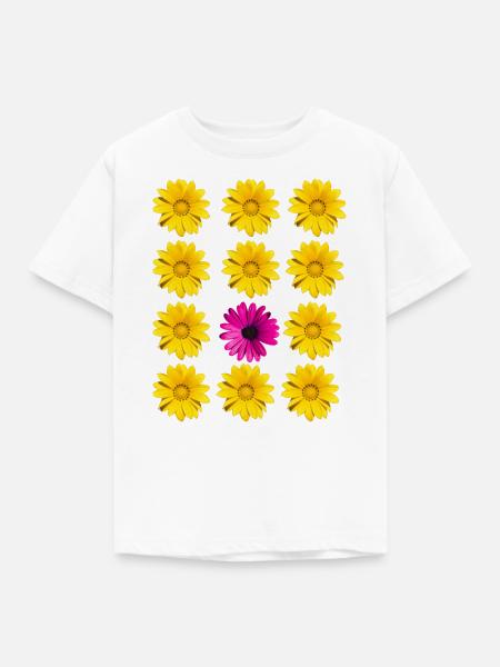 Blüten Blumen Botanik - Kinder T-Shirt - Weiß