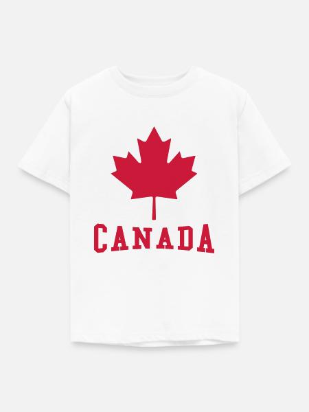 Canada - Kinder T-Shirt - Weiß