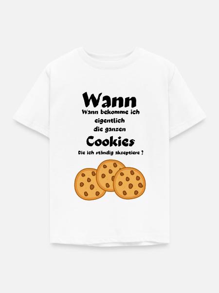 Cookies - Kinder T-Shirt - Weiß