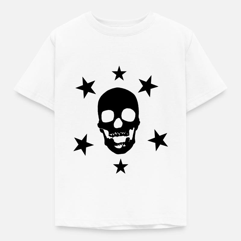 SKULL SUPERSTAR - Kids' T-Shirt - white