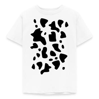 Cow spots - Kids' T-Shirt - white - Front - AI Model Kid Male (0cm)