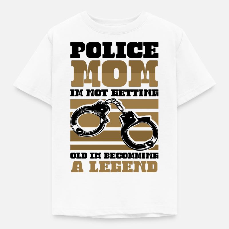 Polizei Polizist Polizeibeamte - Kinder T-Shirt - Weiß