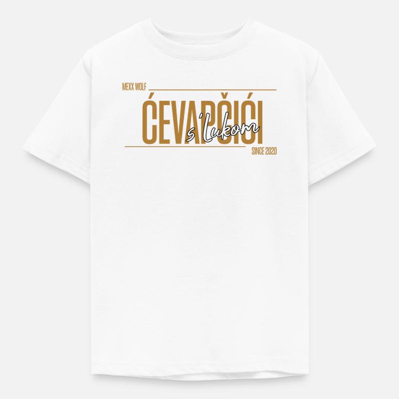 Cevapcici - Kinder T-Shirt - Weiß