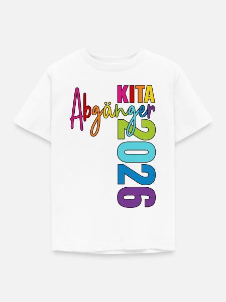Kita Abgänger 2026  - Kinder T-Shirt - Weiß