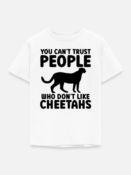 Gepard Spruch Humor - Kinder T-Shirt - Weiß