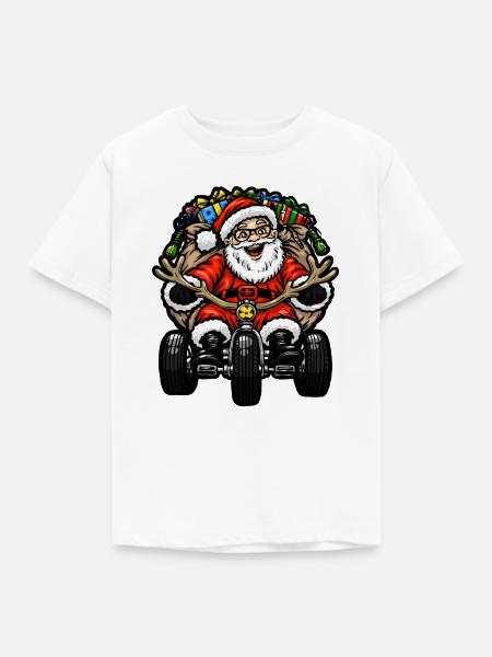 Santa Claus Weihnachten - Kinder T-Shirt - Weiß