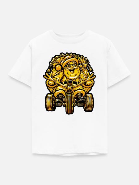 Weihnachten Weihnachtsmann - Kinder T-Shirt - Weiß