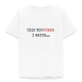 Ce YouTuber je regarde - T-shirt Enfant - blanc - Devant - AI Model Kid Male (0cm)