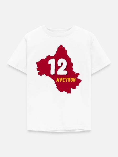Aveyron Frankreich 12 - Kinder T-Shirt - Weiß