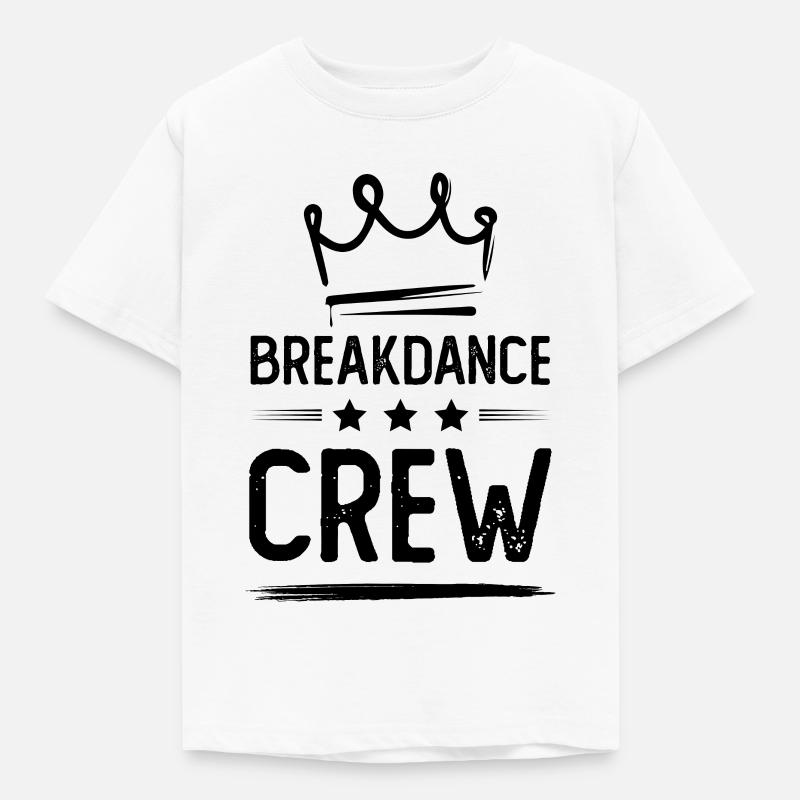 Breakdance Crew - Kinder T-Shirt - Weiß