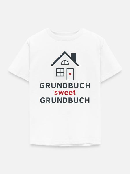 Grundbuch sweet Grundbuch - Kinder T-Shirt - Weiß