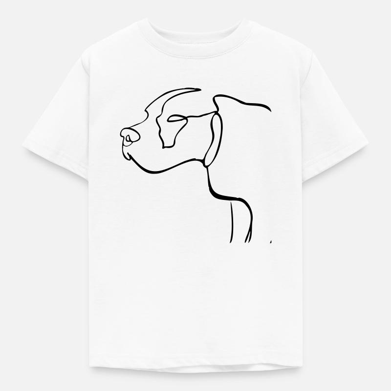 Hund - Kinder T-Shirt - Weiß
