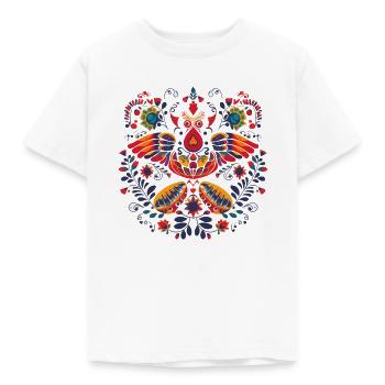 L'oiseau de paradis - T-shirt Enfant - blanc - Devant - AI Model Kid Male (0cm)