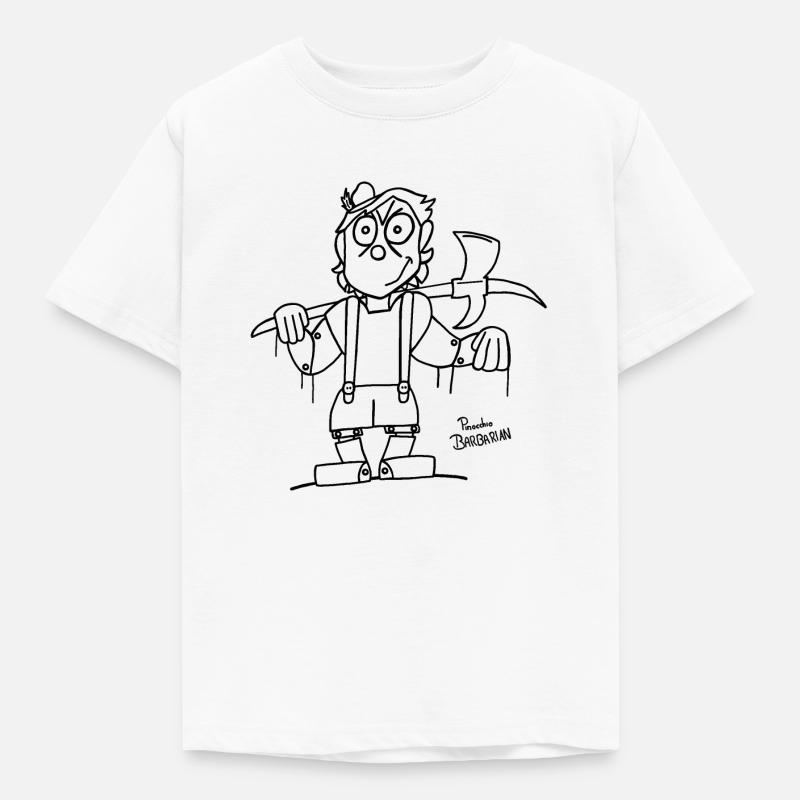 Puppet as Barbarian (white) - Kids' T-Shirt - white