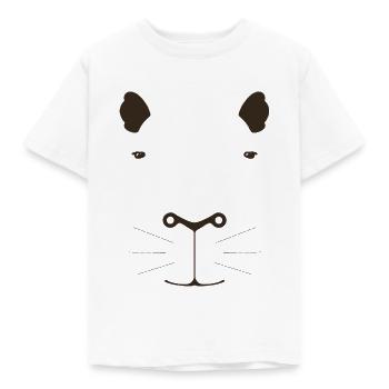 Cabybara Minimalismus - Kinder T-Shirt - Weiß - Vorne - AI Model Kid Male (0cm)