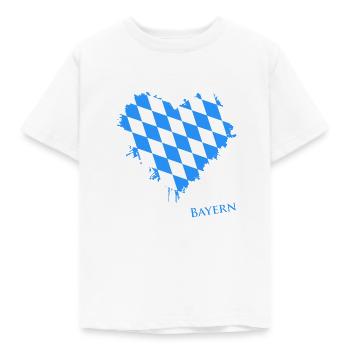 Bayern - Kinder T-Shirt - Weiß - Vorne - AI Model Kid Male (0cm)