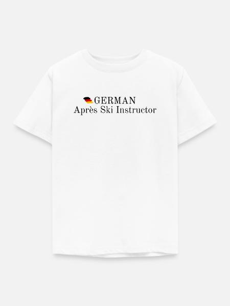 German Apres Ski Instructor - Kinder T-Shirt - Weiß