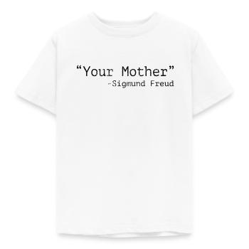 Ta mère, Sigmund Freud - T-shirt Enfant - blanc - Devant - AI Model Kid Male (0cm)