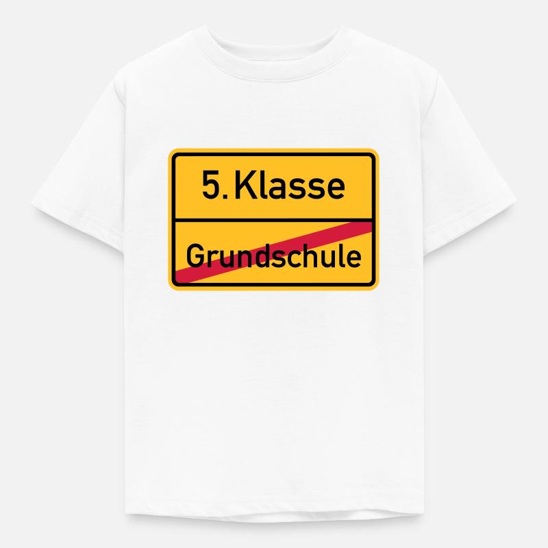 5. Klasse - Kinder T-Shirt - Weiß