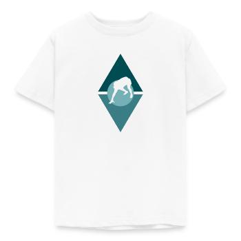 Footballeur américain de football américain - T-shirt Enfant - blanc - Devant - AI Model Kid Male (0cm)