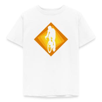 Cycling Cycling Cycling - Kids' T-Shirt - white - Front - AI Model Kid Male (0cm)