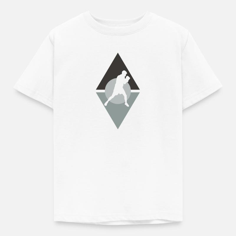 Boxer Boxen Gloves - Kinder T-Shirt - Weiß