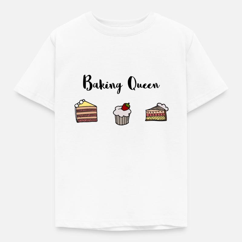 Baking Queen - Kinder T-Shirt - Weiß