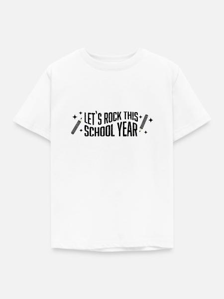 Schulstart - Kinder T-Shirt - Weiß