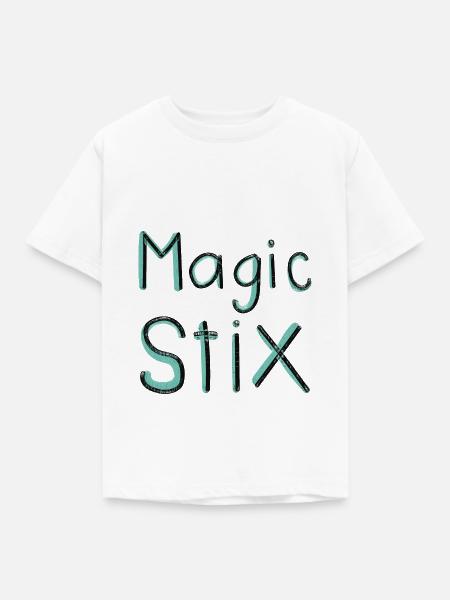 magic stix - Kinder T-Shirt - Weiß